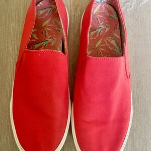 Vionic Red Slip-On Sneakers